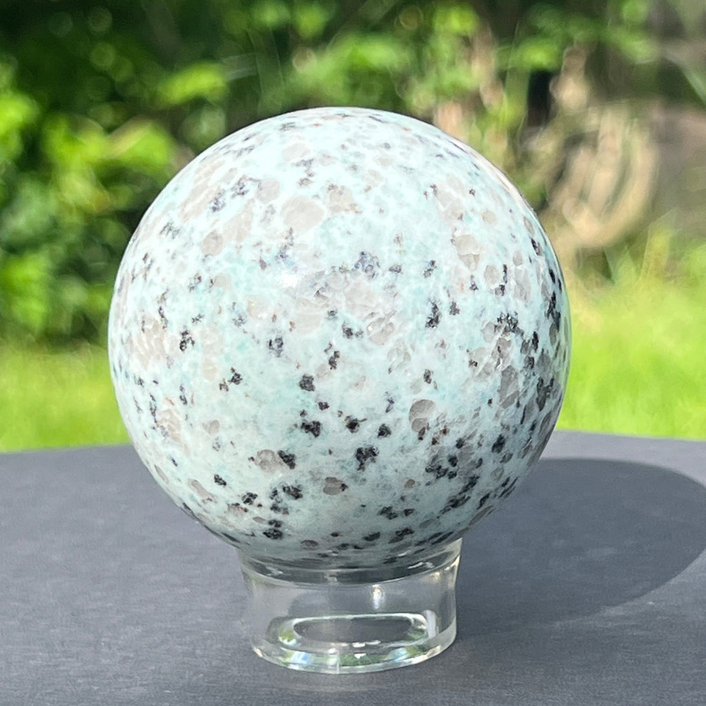 Sfera jasp kiwi model 1, pietre semipretioase - druzy.ro 2 