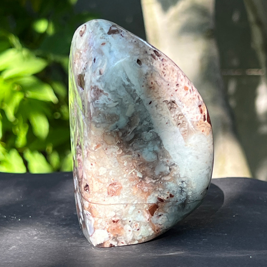 Calcedonie cu crom albastru-verzuie din Zimbabwe -forma libera| Model 13, pietre semipretioase - druzy.ro 2 