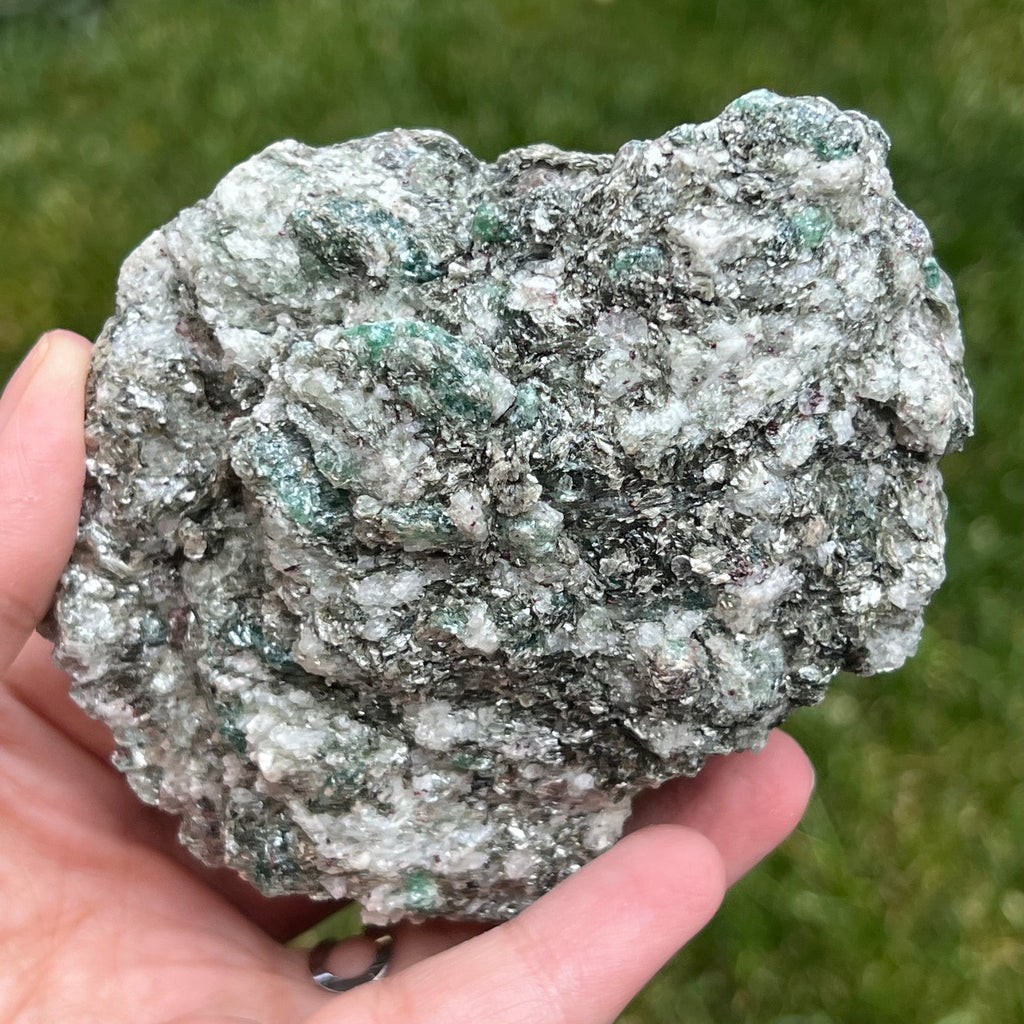 Smarald in matrice piatra bruta model 4A/2, druzy.ro, cristale 5