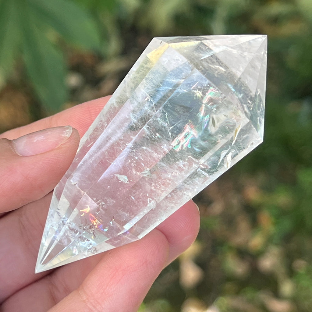 Bagheta cuart vogel, 12 fete, Brazilia model 34, pietre semipretioase - druzy.ro 7 