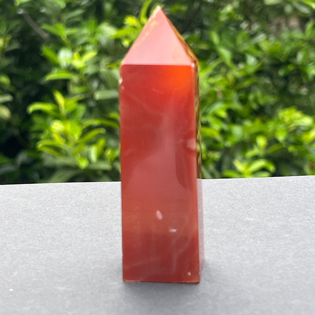 Obelisc carneol model 22, pietre semipretioase - druzy.ro 4 
