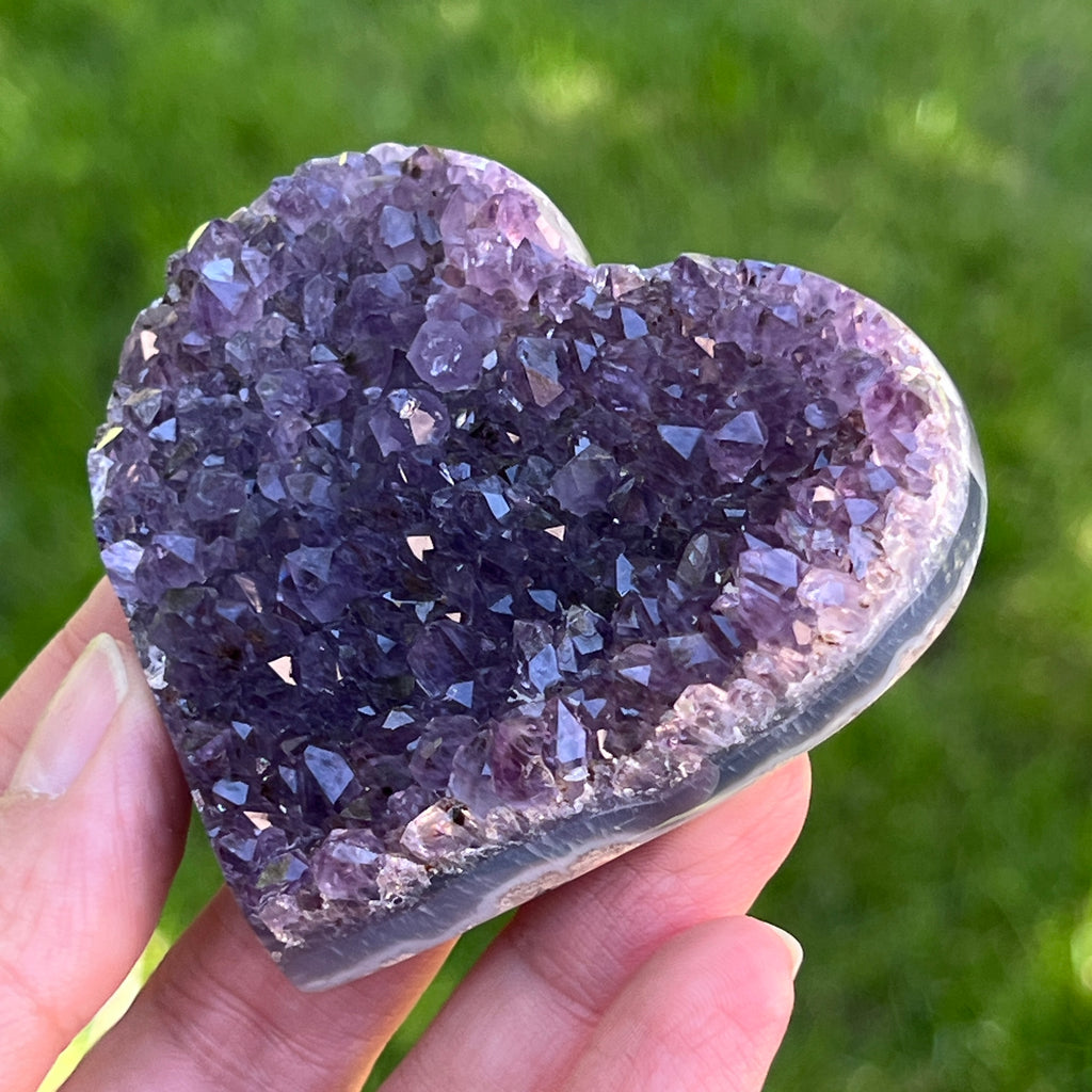 Inima ametist model 17, pietre semipretioase - druzy.ro 1 