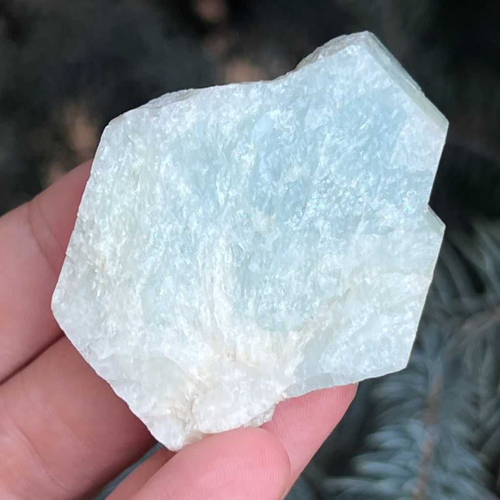 Acvamarin Pakistan piatra bruta model pk15, pietre semipretioase - druzy.ro 2 