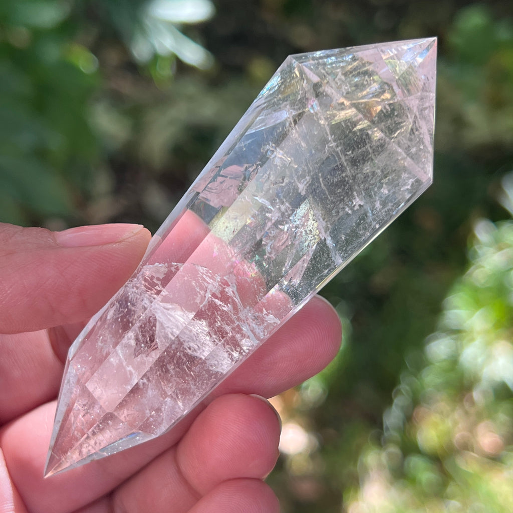 Bagheta cuart vogel, 12 fete, Brazilia model 15, pietre semipretioase - druzy.ro 4 