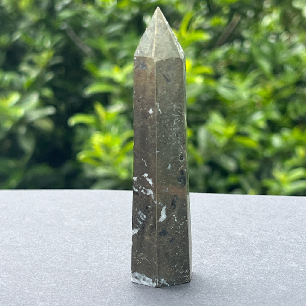 Obelisc pirita model 3, pietre semipretioase - druzy.ro 2 