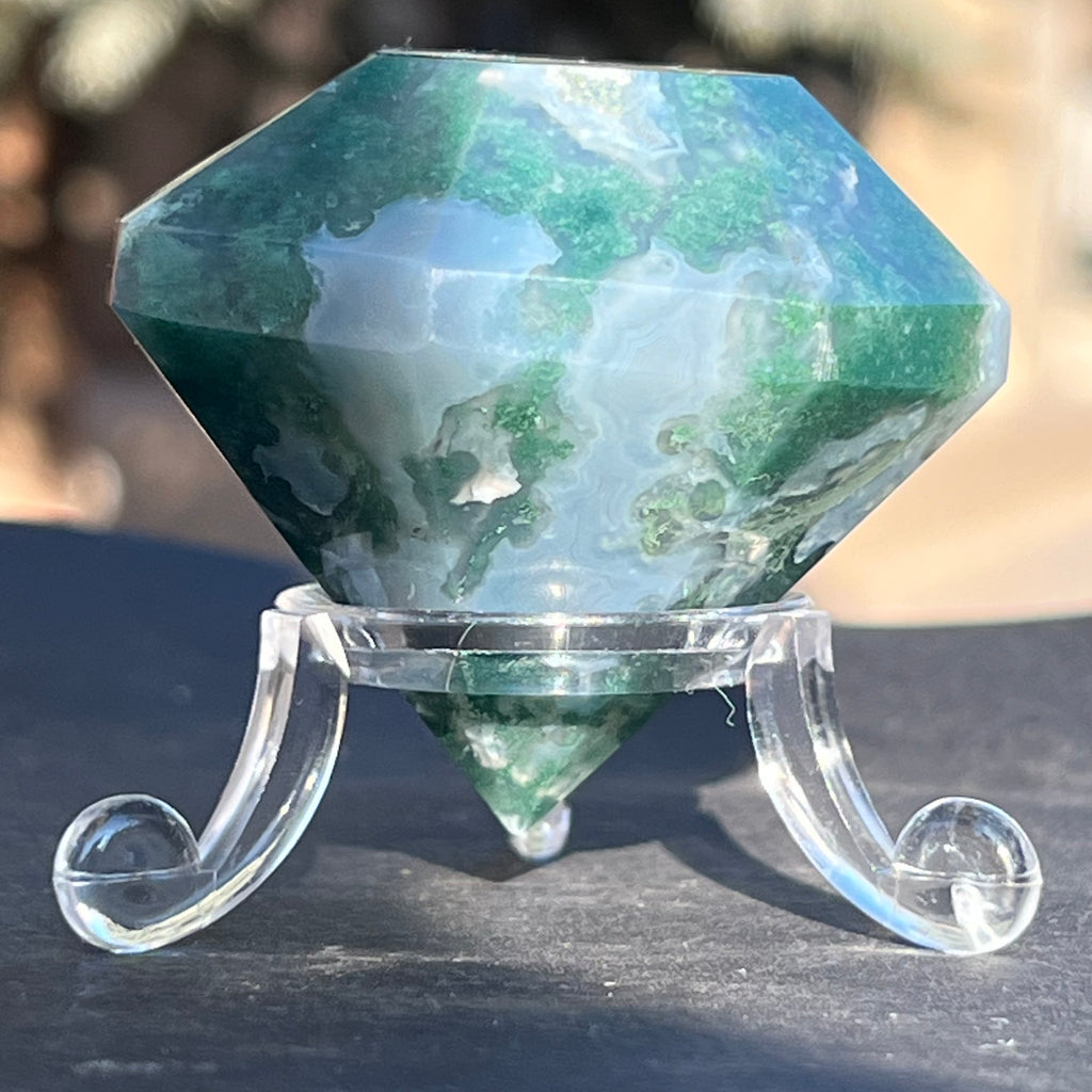 Agat muschi / moss diamant model 1, druzy.ro, cristale 5