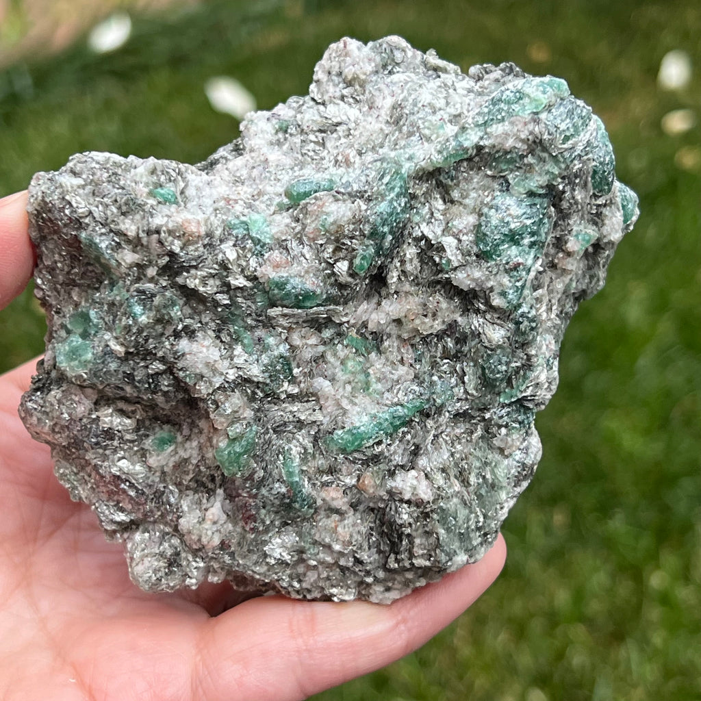 Smarald in matrice piatra bruta model 4A/2, druzy.ro, cristale 6