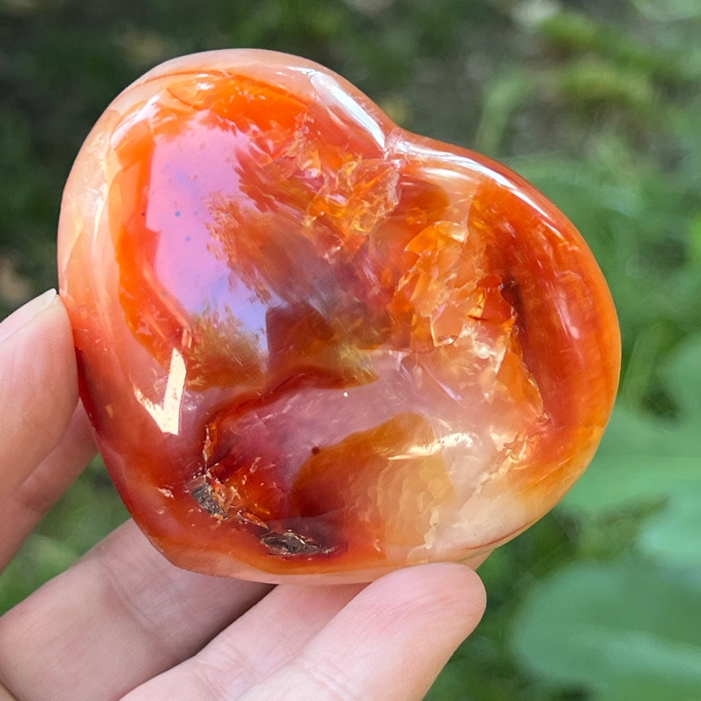Carneol inima m1, pietre semipretioase - druzy.ro 1 
