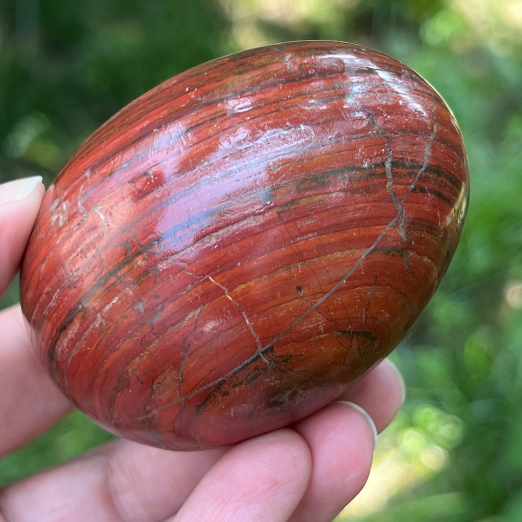 Ou jasp rosu din Zimbabwe model 5, pietre semipretioase - druzy.ro 13 