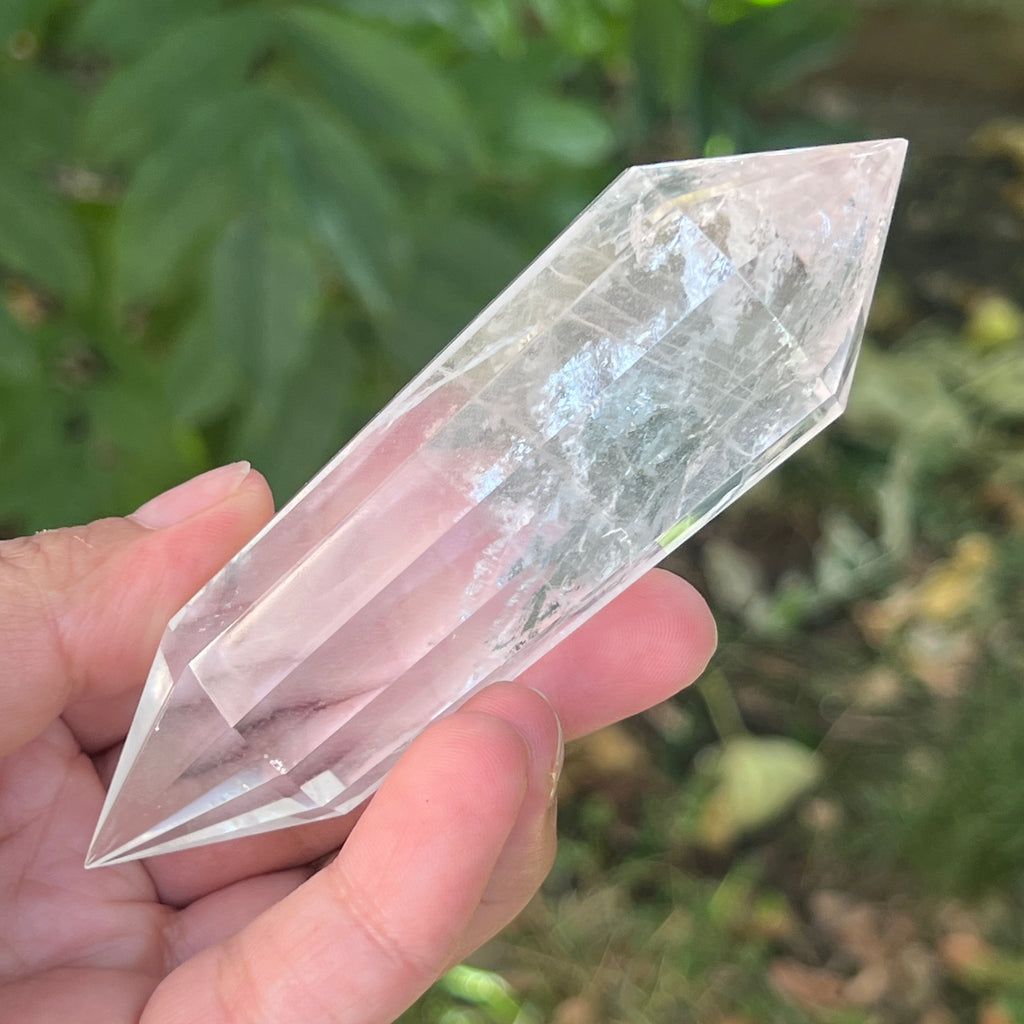 Bagheta cuart vogel, 12 fete, Brazilia model 18, pietre semipretioase - druzy.ro 6 