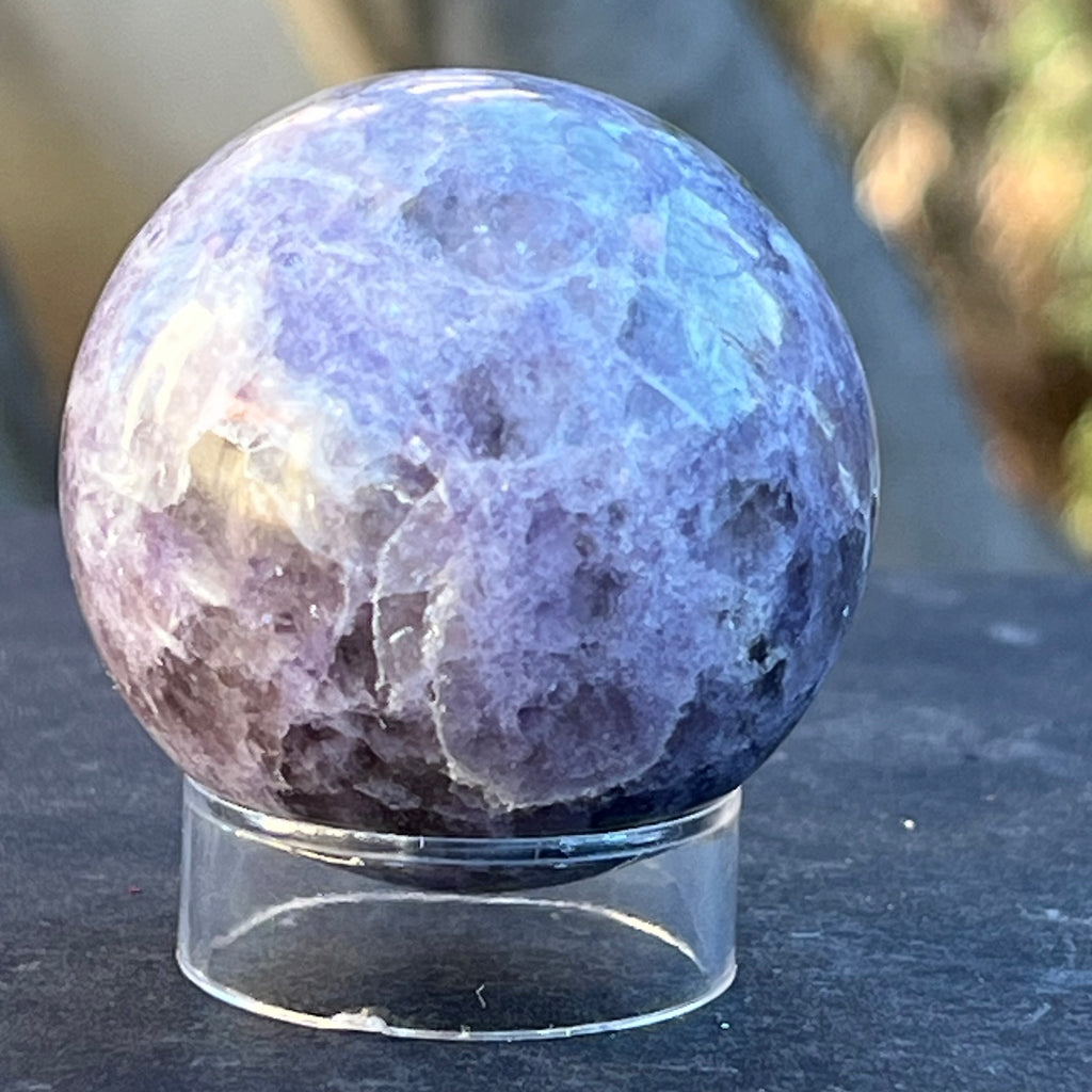 Lepidolit sfera model 9, druzy.ro, cristale 4