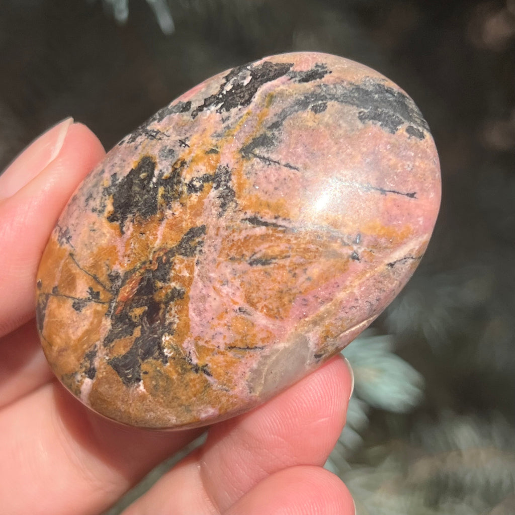 Palmstone rodonit Pakistan model 4, druzy.ro, pietre semipretioase 3