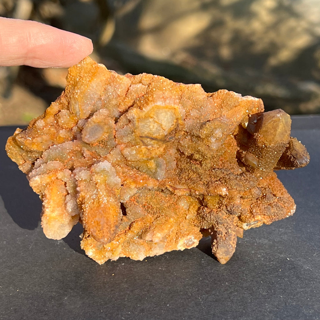 Cluster cuart lamaie, golden healer 4A/2, Africa de Sud, druzy.ro, cristale 6