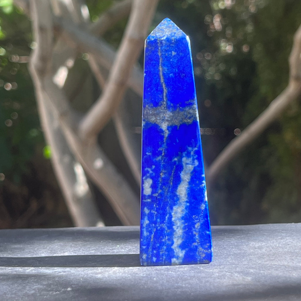 Turn/obelisc lapis lazuli m11, druzy.ro, cristale 1