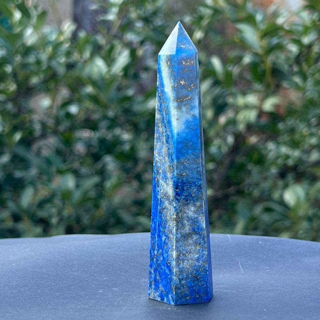 Turn/obelisc lapis lazuli m23, pietre semipretioase - druzy.ro 2 