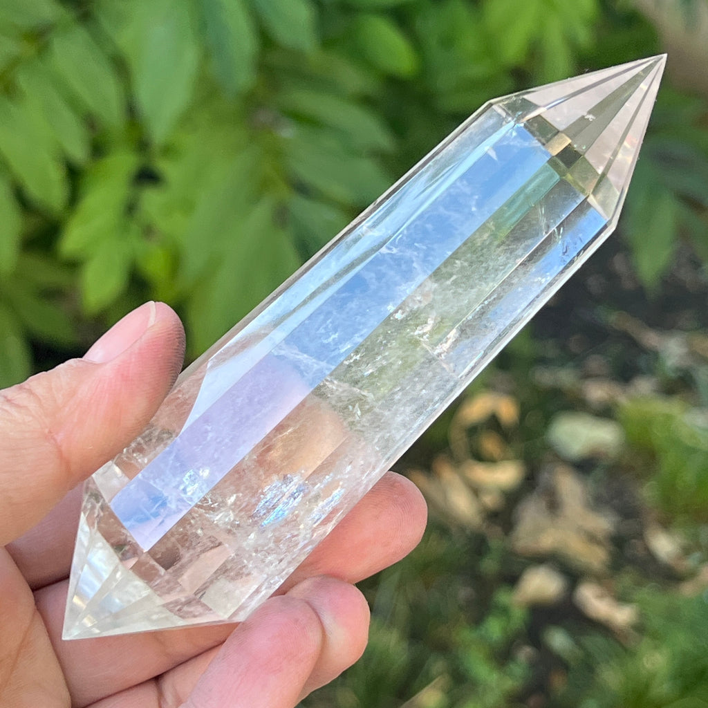 Bagheta cuart vogel, 12 fete, Brazilia model 14, pietre semipretioase - druzy.ro 3 