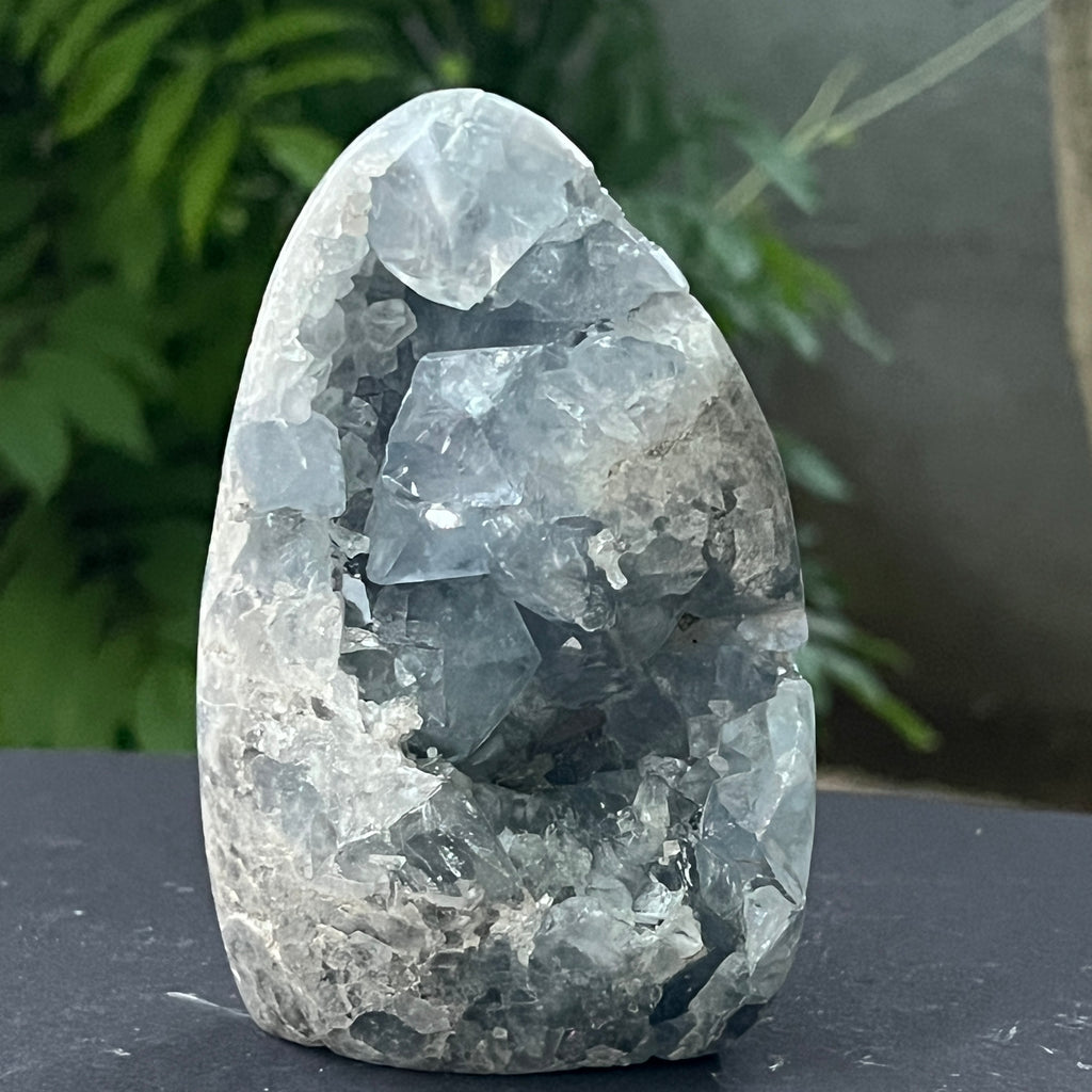 Sculptura celestit / celestina | Model 5, pietre semipretioase - druzy.ro 2 
