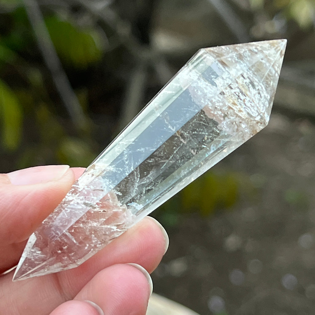 Bagheta cuart vogel, 12 fete, Brazilia model 15, pietre semipretioase - druzy.ro 1 