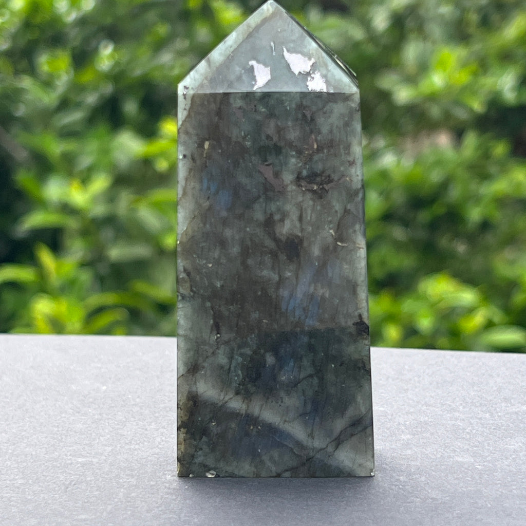 Obelisc labradorit m3, pietre semipretioase - druzy.ro 7 