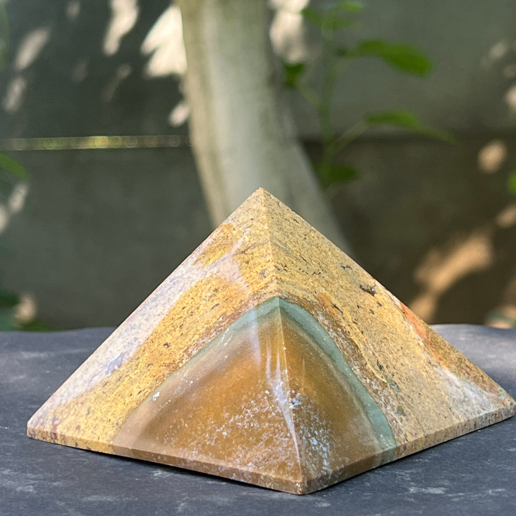 Piramida jasp ocean | Model 1, pietre semipretioase - druzy.ro 2 