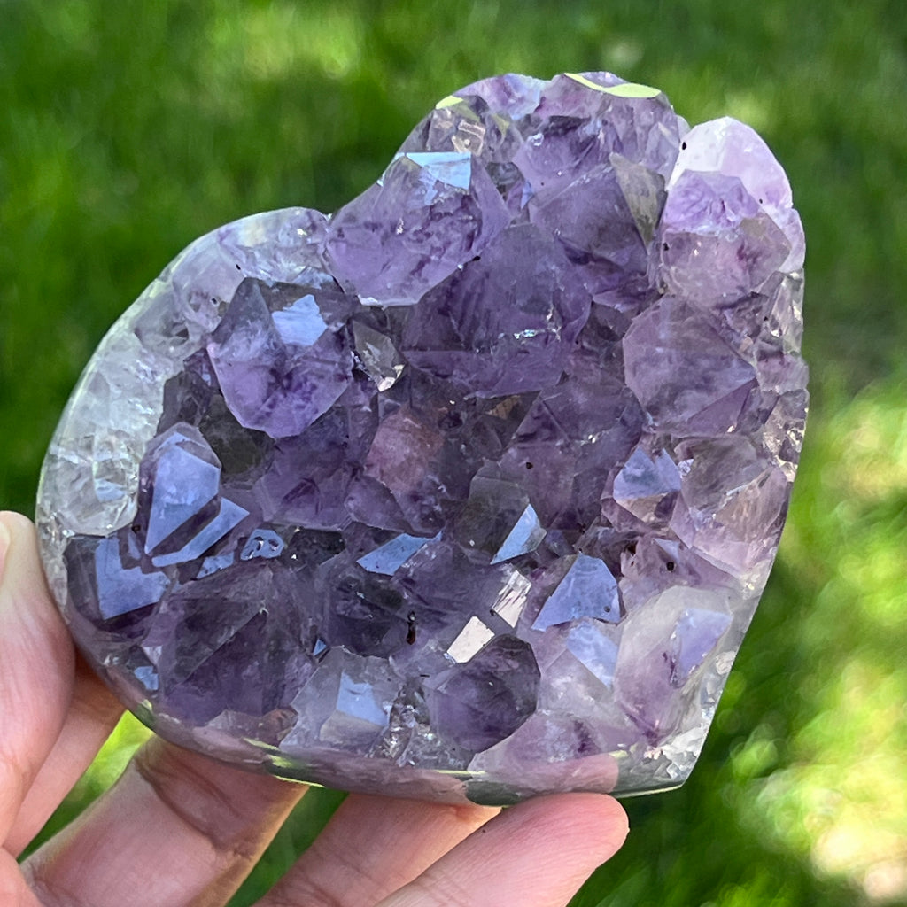 Inima ametist model 13, pietre semipretioase - druzy.ro 1 