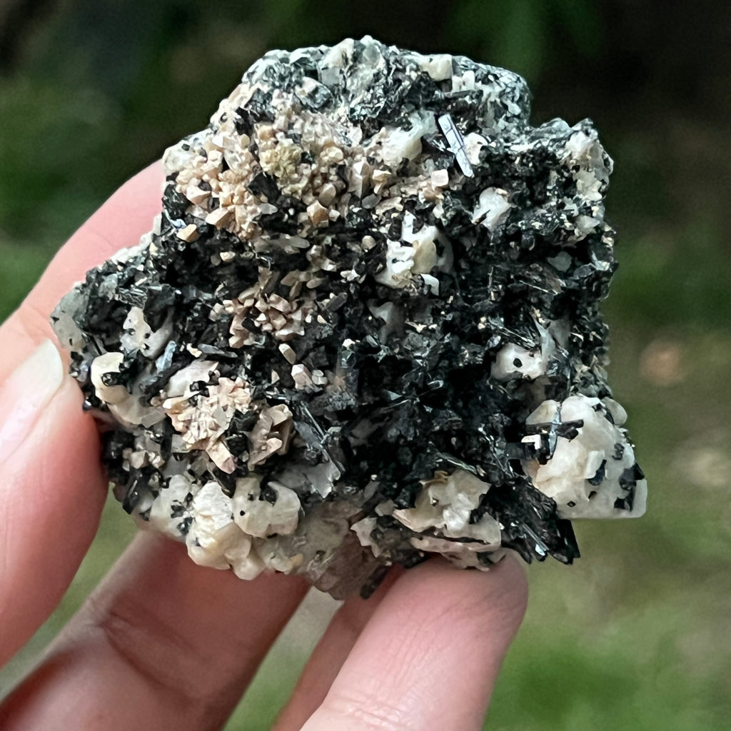 Cluster egirin cuart fumuriu/negru Zomba m18, pietre semipretioase - druzy.ro 3 