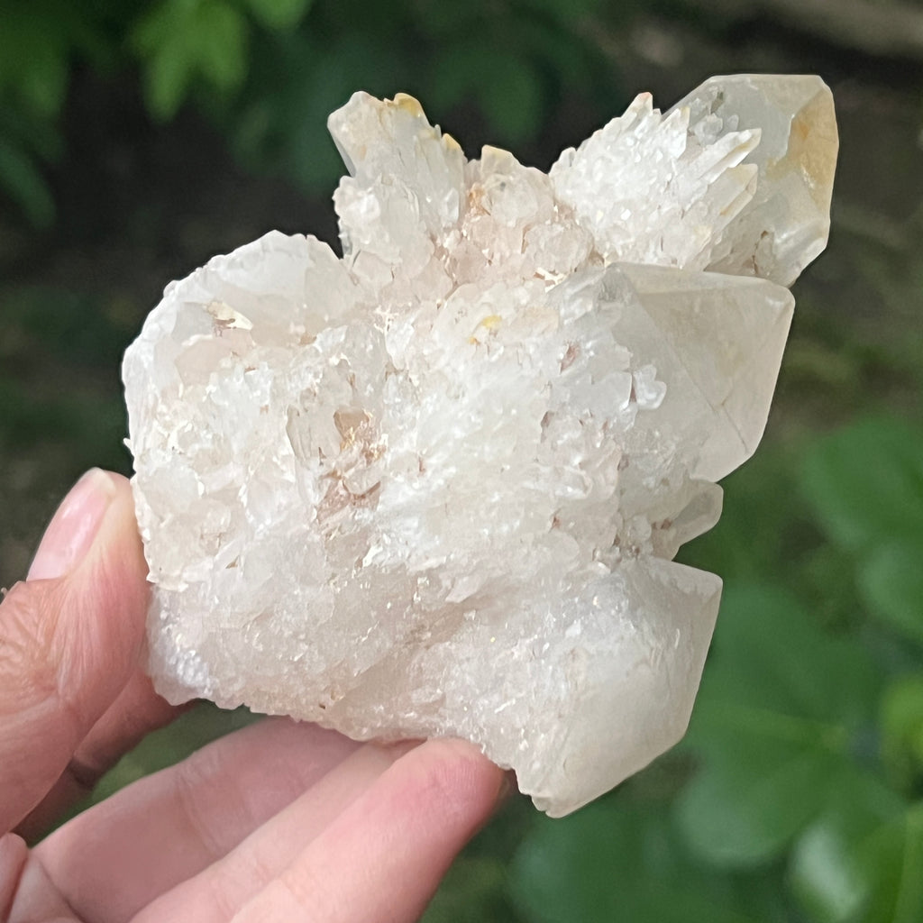 Cluster cuart fantoma, cuart ananas, cuart de stanca din Madagascar model 11, pietre semipretioase - druzy.ro 5 