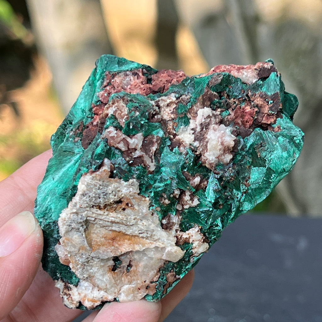 Malachit matasos piatra bruta m19, pietre semipretioase - druzy.ro 7 