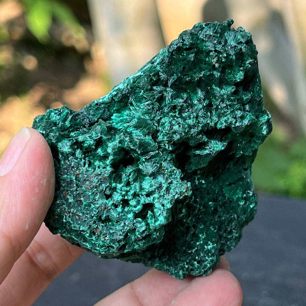 Malachit matasos piatra bruta m9, pietre semipretioase - druzy.ro 1 