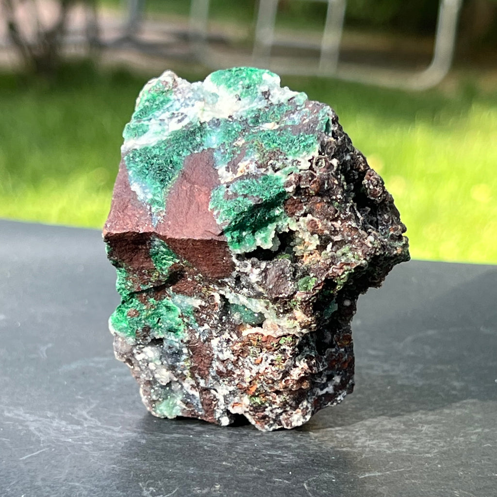 Malachit, dolomit in matrix cuart, cupru din Congo model 3, pietre semipretioase - druzy.ro 7