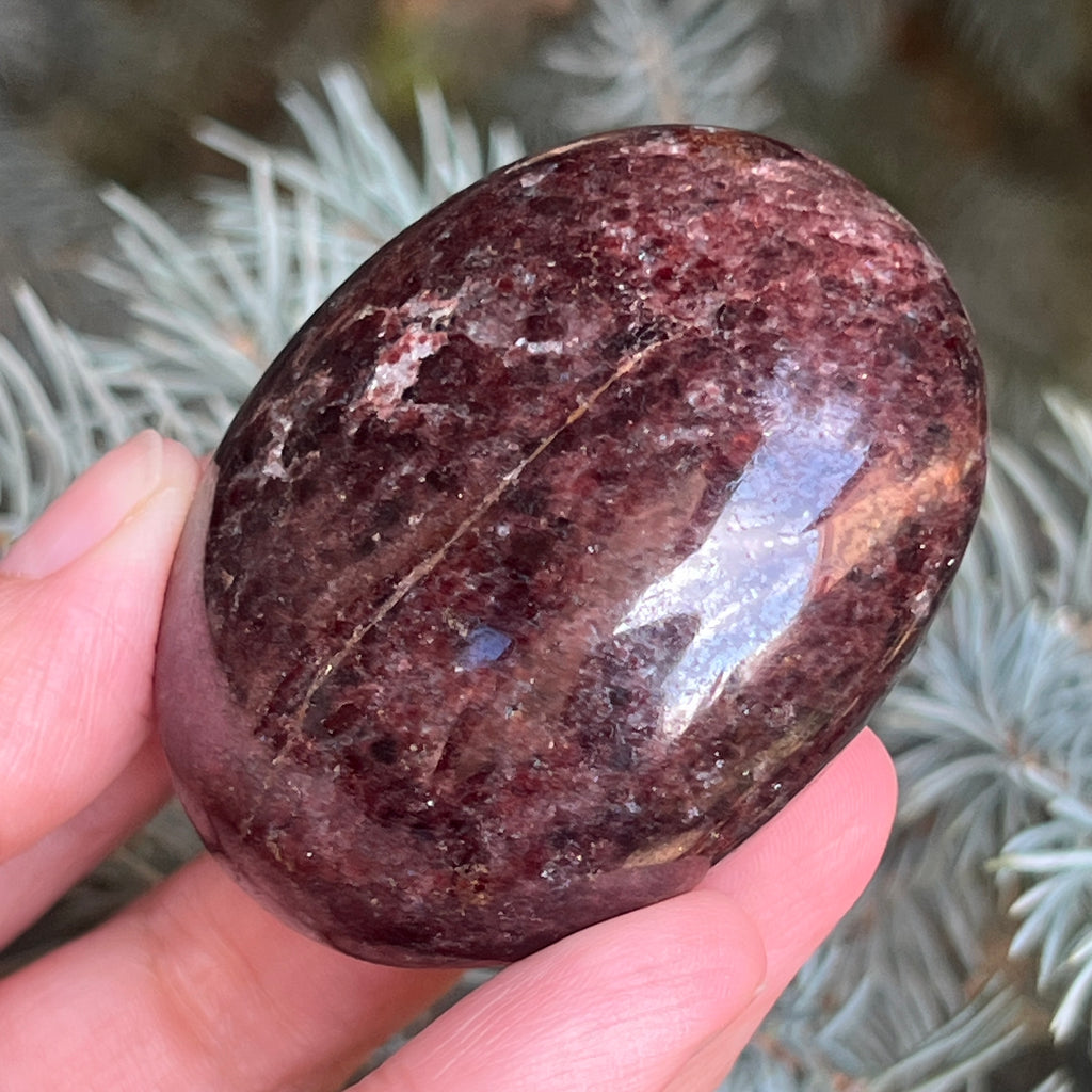 Granat palmstone model 2, pietre semipretioase - druzy.ro 3 