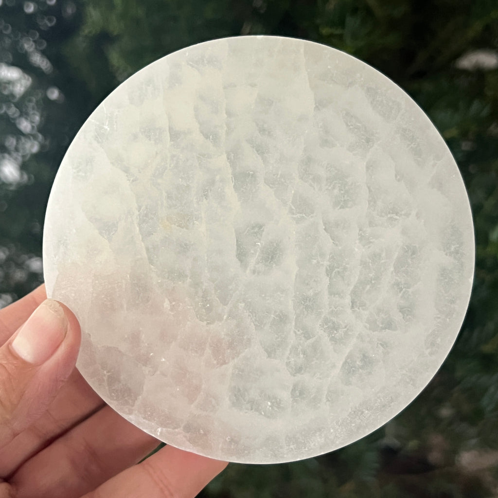 Disc selenit zodiac | Model 2, pietre semipretioase - druzy.ro 3 