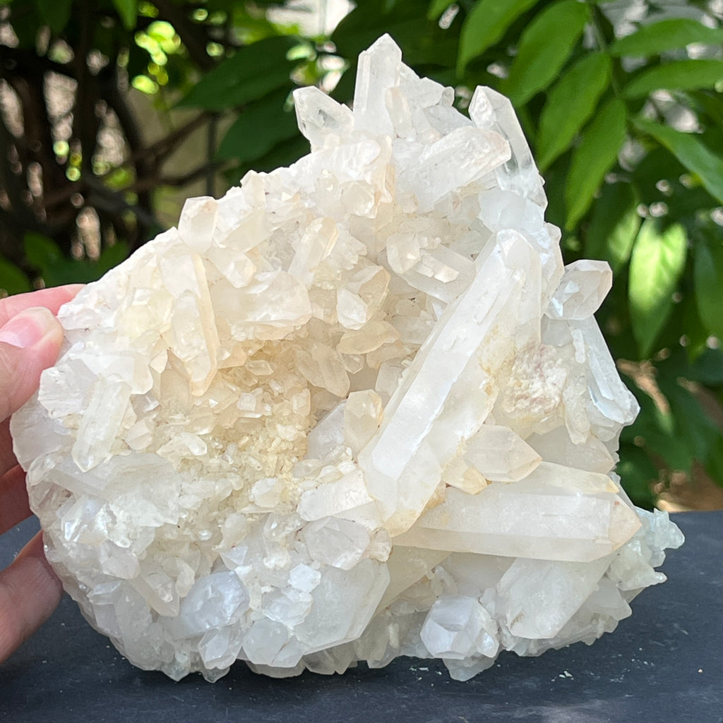 Floare de mina, cluster cuart ICY | Model 14, pietre semipretioase - druzy.ro 2 