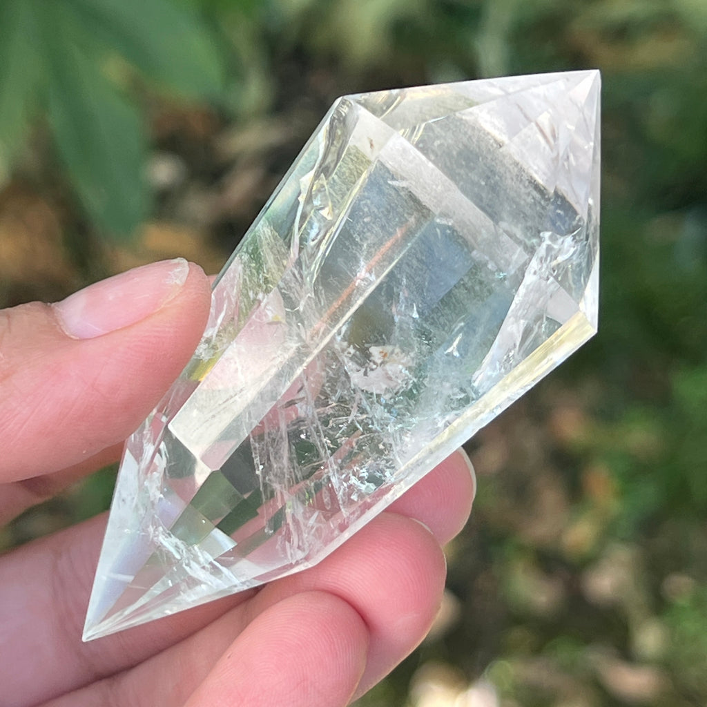 Bagheta cuart vogel, 12 fete, Brazilia model 34, pietre semipretioase - druzy.ro 5 