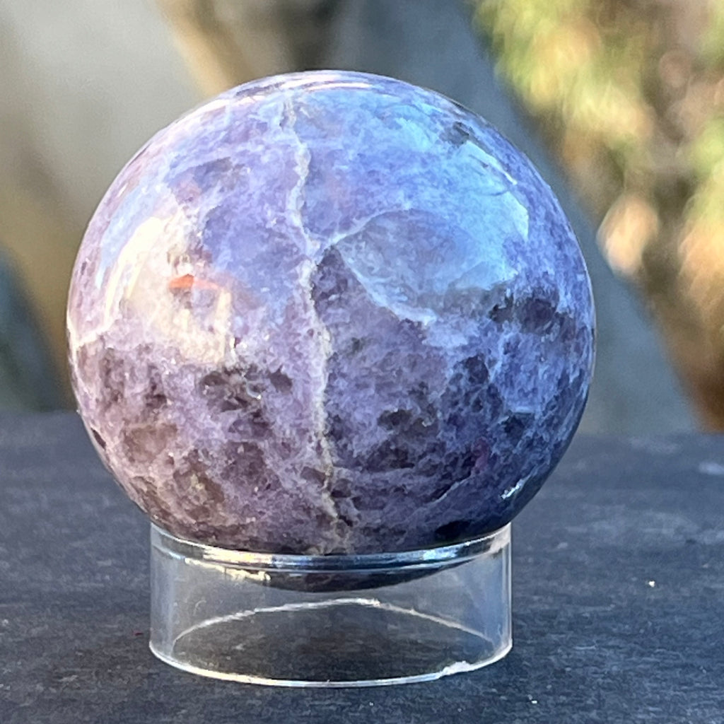 Lepidolit sfera model 9, druzy.ro, cristale 2