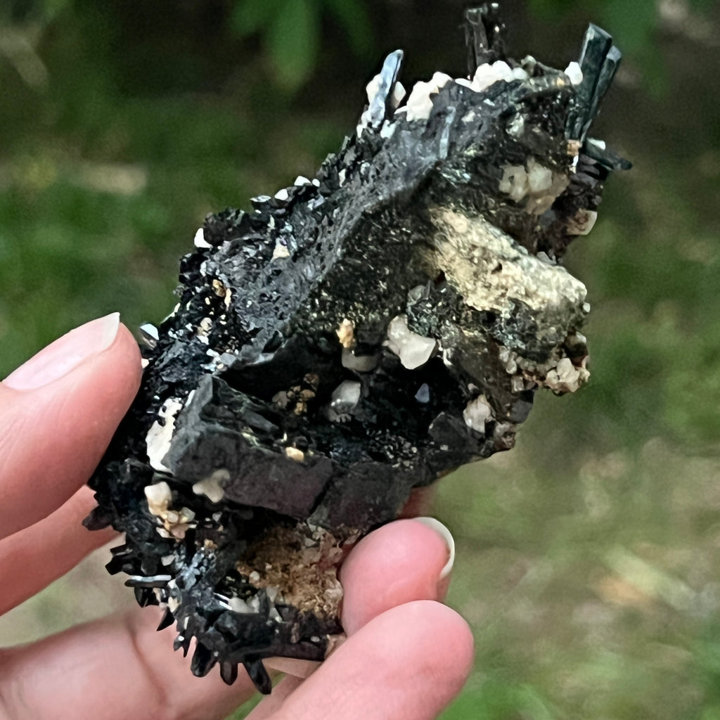 Cluster egirin cuart fumuriu/negru Zomba m22, pietre semipretioase - druzy.ro 3 