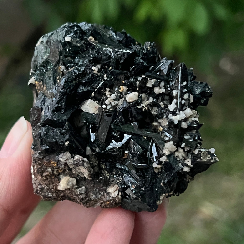 Cluster turmalina neagra model 3 din Erongo, Namibia, pietre semipretioase - druzy.ro 8 