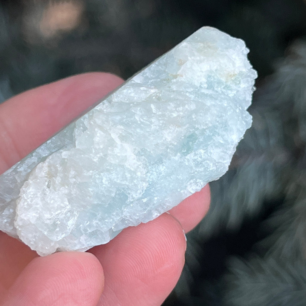 Acvamarin Pakistan piatra bruta model pk18, pietre semipretioase - druzy.ro 2 