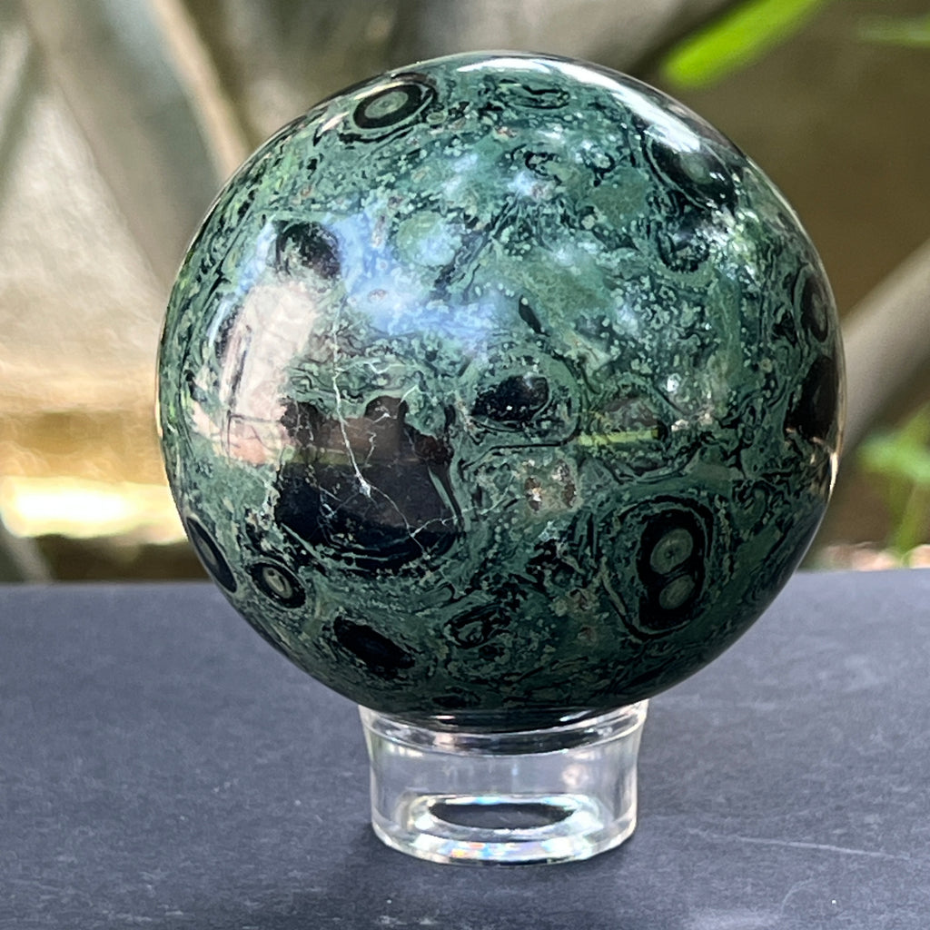 Sfera jasp kambaba Madagascar | Model 5, pietre semipretioase - druzy.ro 3 