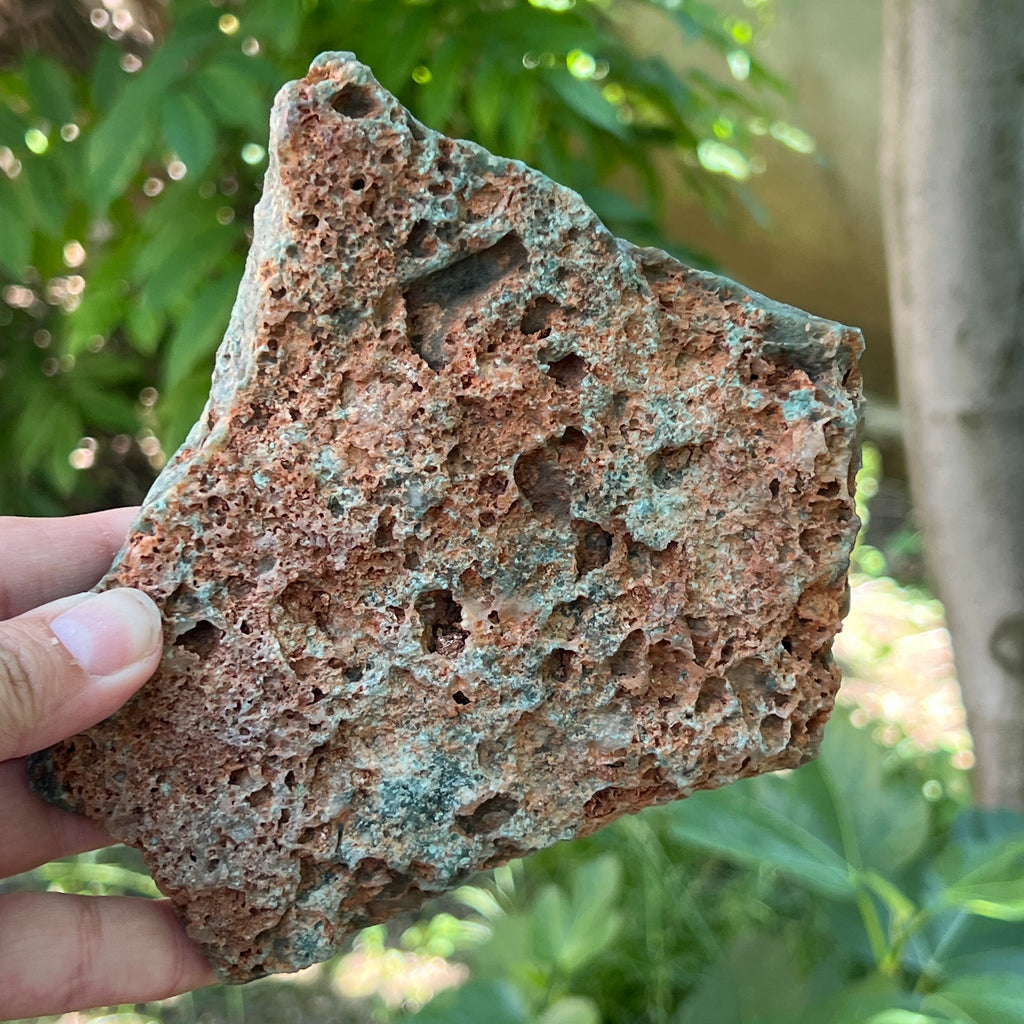Crisopraz polisat pe o fata L6, pietre semipretioase - druzy.ro 2 