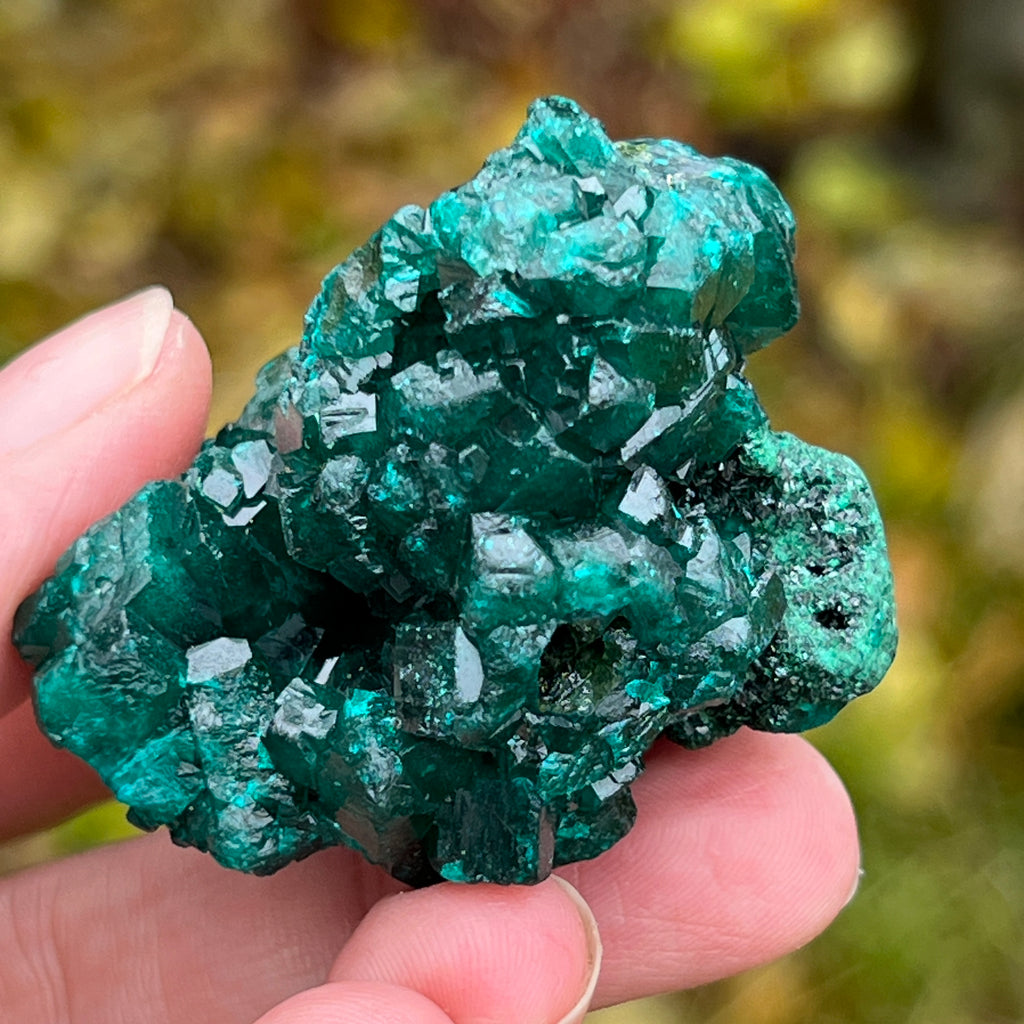 Dioptaz cluster din Congo model 6, pietre semipretioase - druzy.ro 10 