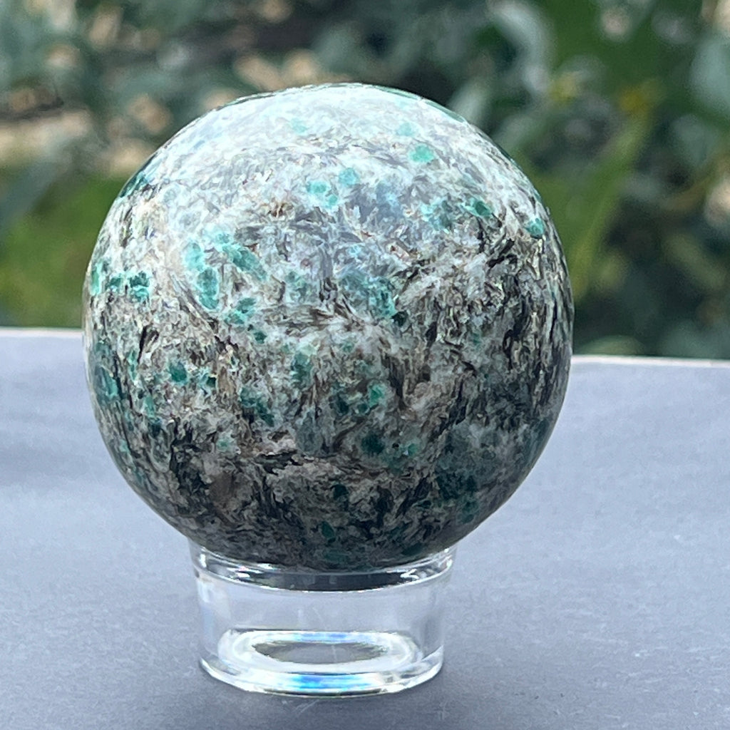 Sfera smarald in matrice model 1, pietre semipretioase - druzy.ro 6 