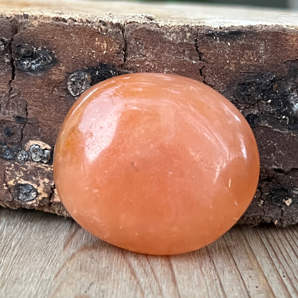 Calcit portocaliu palmstone model 1 (din Madagascar), druzy.ro, cristale 1