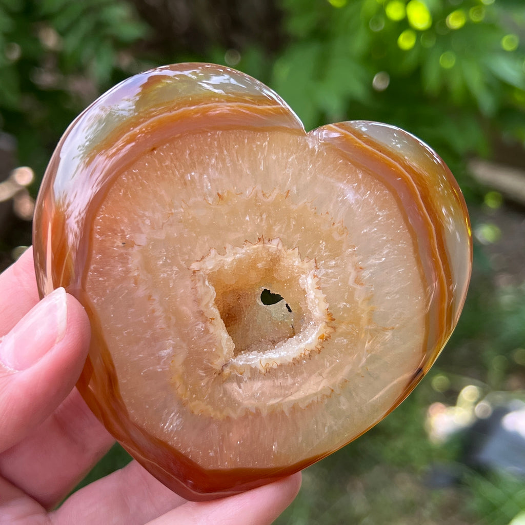 Inima agat model 5, pietre semipretioase - druzy.ro 3 