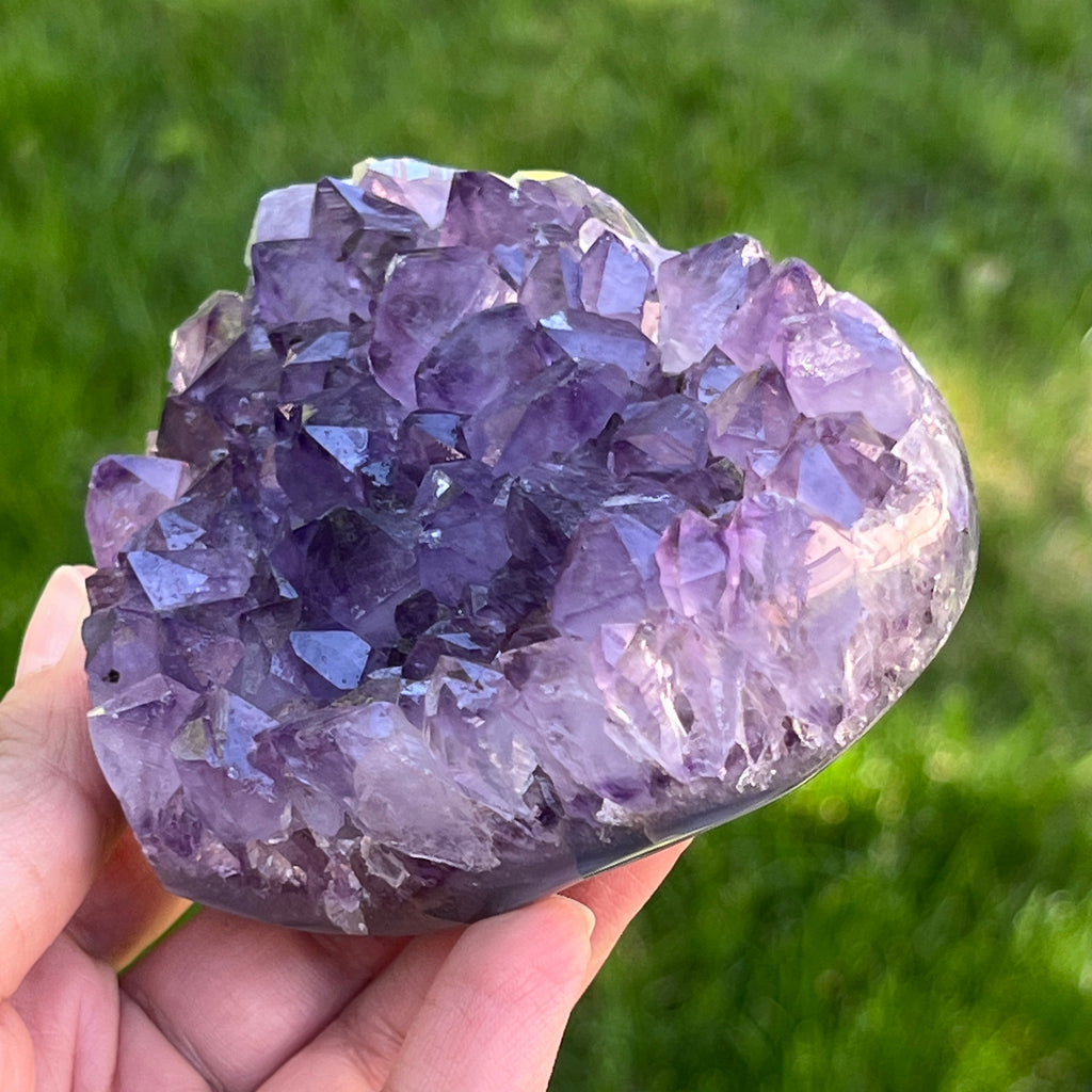 Inima ametist model 18, pietre semipretioase - druzy.ro 10 