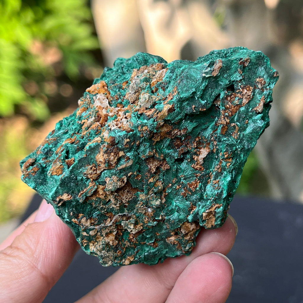 Malachit matasos piatra bruta m11, pietre semipretioase - druzy.ro 7 