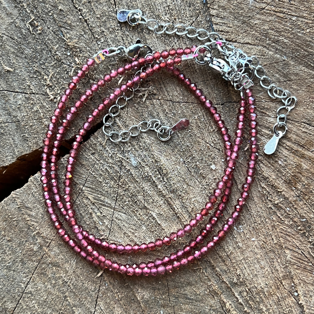 Bratara reglabila cuart capsuna 2 mm, pietre semipretioase - druzy.ro 3 