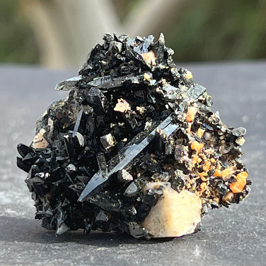 Cluster egirin mini cuart fumuriu/negru Zomba m13, druzy.ro, cristale 1