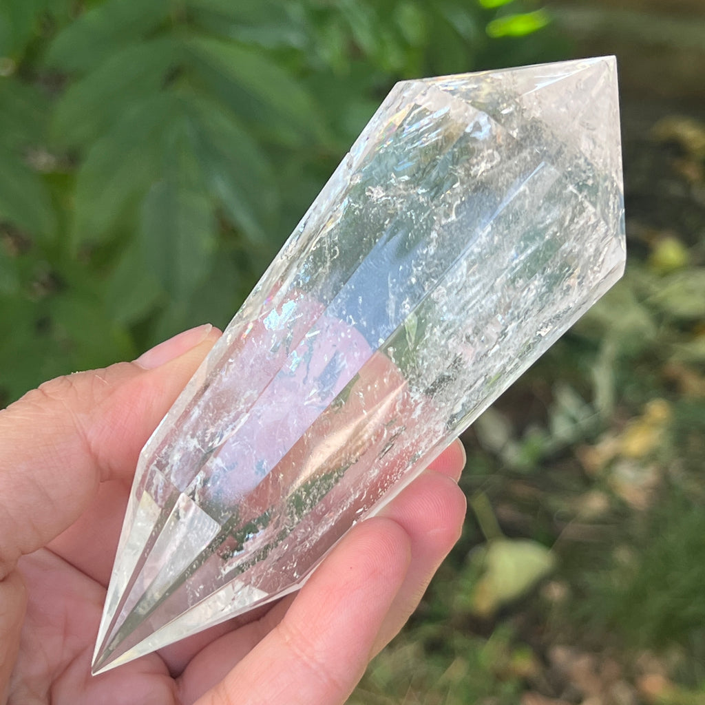Bagheta cuart vogel, 12 fete, Brazilia model 21, pietre semipretioase - druzy.ro 8 