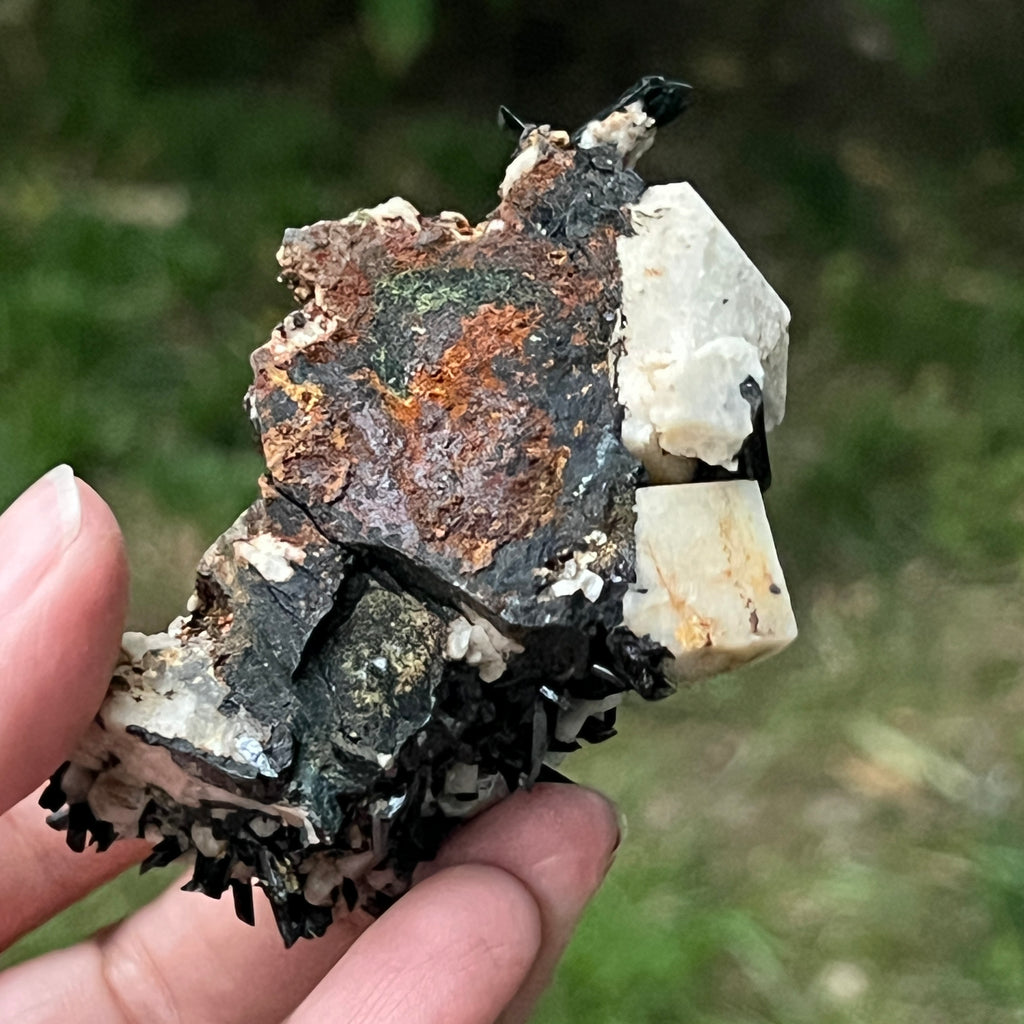 Cluster egirin cuart fumuriu/negru Zomba m22, pietre semipretioase - druzy.ro 8 